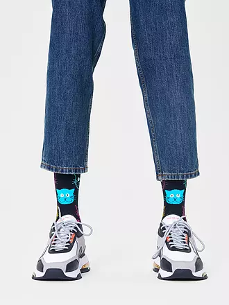 HAPPY SOCKS | Damen Socken CAT 36-40 black | 